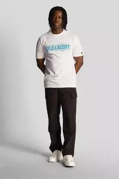 Футболка с принтом Vibrations Белая Debenhams, белый