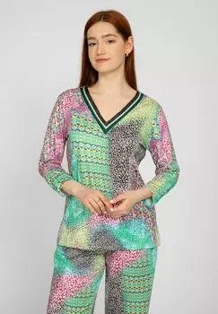 Футболка с принтом VICCI Germany, мультиколор