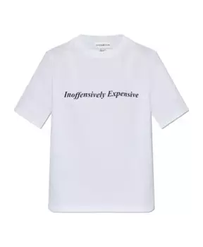 Футболка с принтом Victoria Beckham, белый