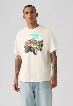 Футболка с принтом VINTAGE FIT GRAPHIC TEE Levi's, молочный
