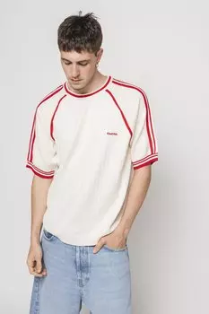 Футболка с принтом VINTAGE Kaotiko, белый