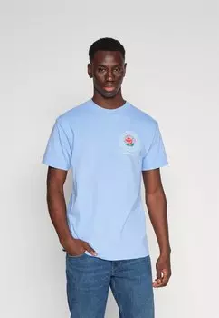 Футболка с принтом VISUAL DESIGN STUDIO UNISEX Obey Clothing, цвет digital violet