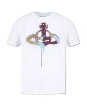 Футболка с принтом Vivienne Westwood, белый