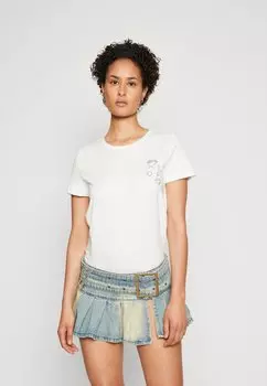 Футболка с принтом VMFRANCIS Vero Moda, белый