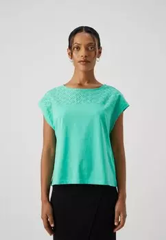 Футболка с принтом Vmkaya O Neck Vero Moda, зеленый