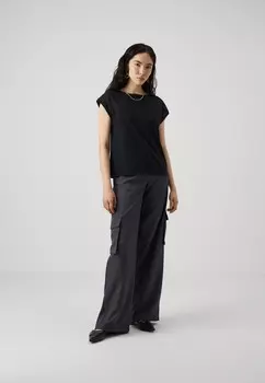 Футболка с принтом VMKAYA O NECK Vero Moda Tall, черный