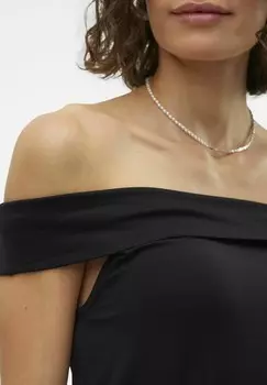 Футболка с принтом VMKENZI Vero Moda, черный