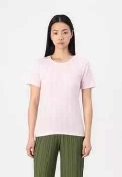 Футболка с принтом VMLISA POINTELLE JRS NOOS Vero Moda, светло-розовый