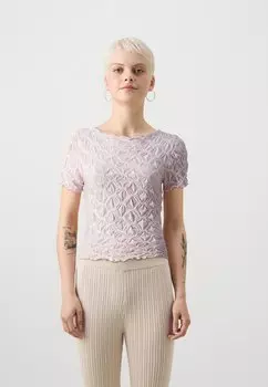 Футболка с принтом Vmuma Structured Vero Moda, вишневый цвет