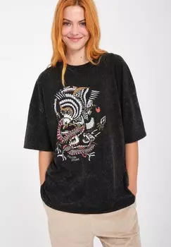 Футболка с принтом VOLTRIP TEE Volcom, черный