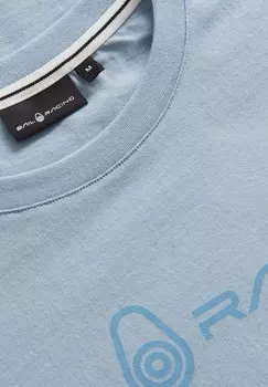 Футболка с принтом W GALE Sail Racing, светло-голубой