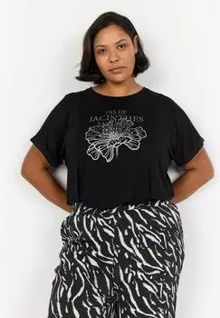 Футболка с принтом WA-SIBILLE 11 Wasabi Concept, черный