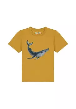 Футболка с принтом WAL Watapparel, цвет ochre