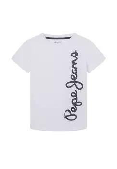 Футболка с принтом WALDO Pepe Jeans, цвет white