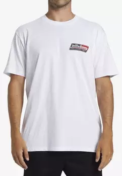 Футболка с принтом WALLED Billabong, белый