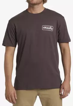 Футболка с принтом WALLED Billabong, цвет Brown