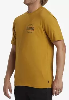 Футболка с принтом WALLED Billabong, желтый