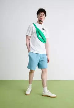 Футболка с принтом WARNING Obey Clothing, белый