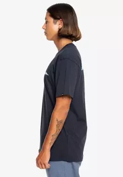 Футболка с принтом WARP DRIVE Quiksilver, синий