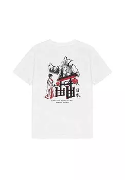 Футболка с принтом WASHED GEISHA Kaotiko, wei
