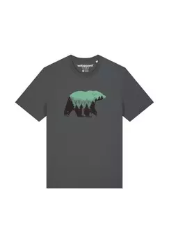 Футболка с принтом watapparel, антрацит