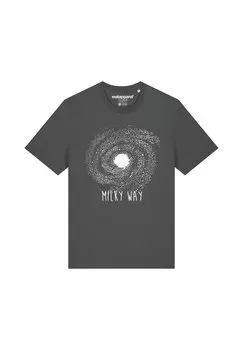 Футболка с принтом watapparel, антрацит