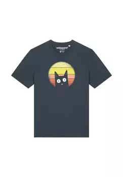 Футболка с принтом watapparel, антрацит