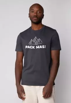 Футболка с принтом watapparel, антрацит