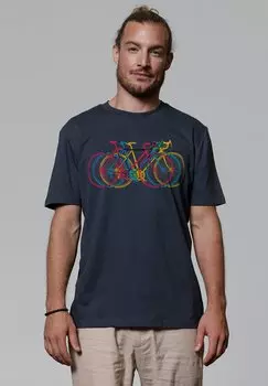 Футболка с принтом watapparel, антрацит