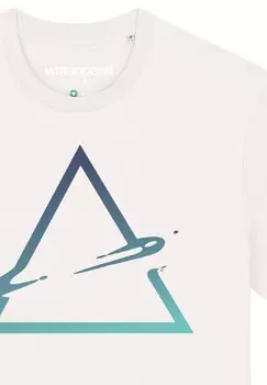 Футболка с принтом watapparel, белый
