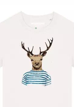 Футболка с принтом watapparel, белый