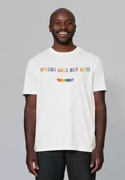 Футболка с принтом watapparel, белый