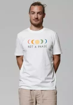 Футболка с принтом watapparel, белый