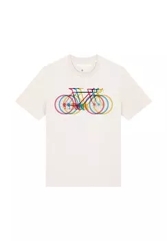 Футболка с принтом watapparel, белый