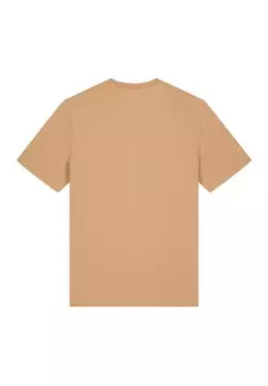 Футболка с принтом watapparel, бежевый