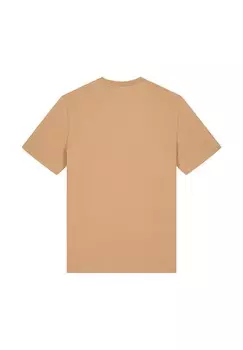 Футболка с принтом watapparel, бежевый