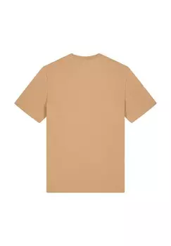 Футболка с принтом watapparel, бежевый