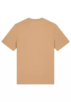 Футболка с принтом watapparel, бежевый