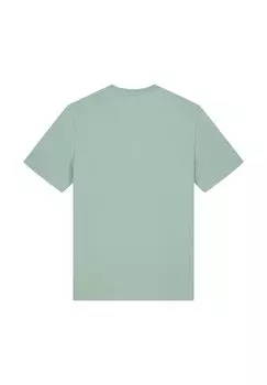 Футболка с принтом watapparel, бирюзовый