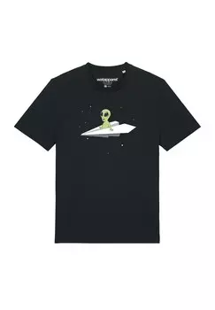 Футболка с принтом watapparel, черный