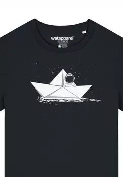 Футболка с принтом watapparel, черный