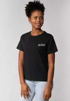 Футболка с принтом watapparel, черный