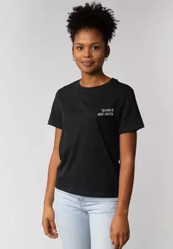 Футболка с принтом watapparel, черный