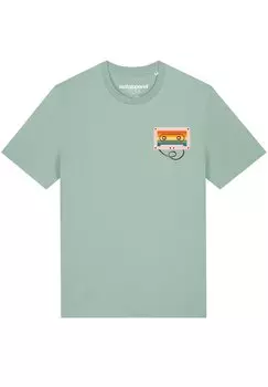 Футболка с принтом Watapparel, цвет aloe