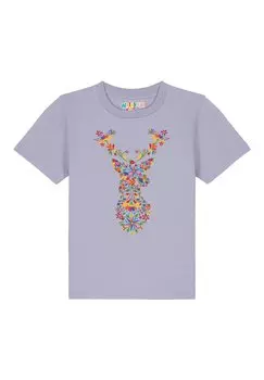 Футболка с принтом Watapparel, цвет lavender