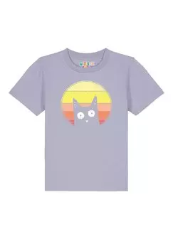 Футболка с принтом Watapparel, цвет lavender