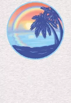 Футболка с принтом watapparel, цвет Mottled Light Grey