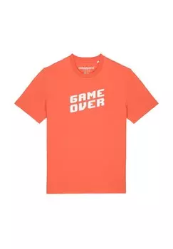 Футболка с принтом watapparel, красный