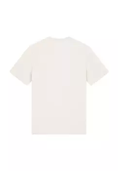 Футболка с принтом watapparel, молочный