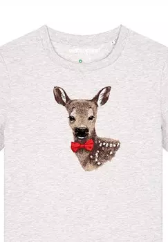 Футболка с принтом watapparel, серый